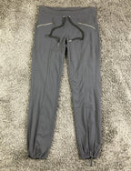 Athleta Metro Slouch Jogger Pants Womens Gray Zip Pockets Stretch Casual Sz S