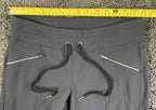 Athleta Metro Slouch Jogger Pants Womens Gray Zip Pockets Stretch Casual Sz S