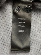 Karl Lagerfeld Paris Mens Shirt Blue White Polka Dot Button Down Cotton Sz Large