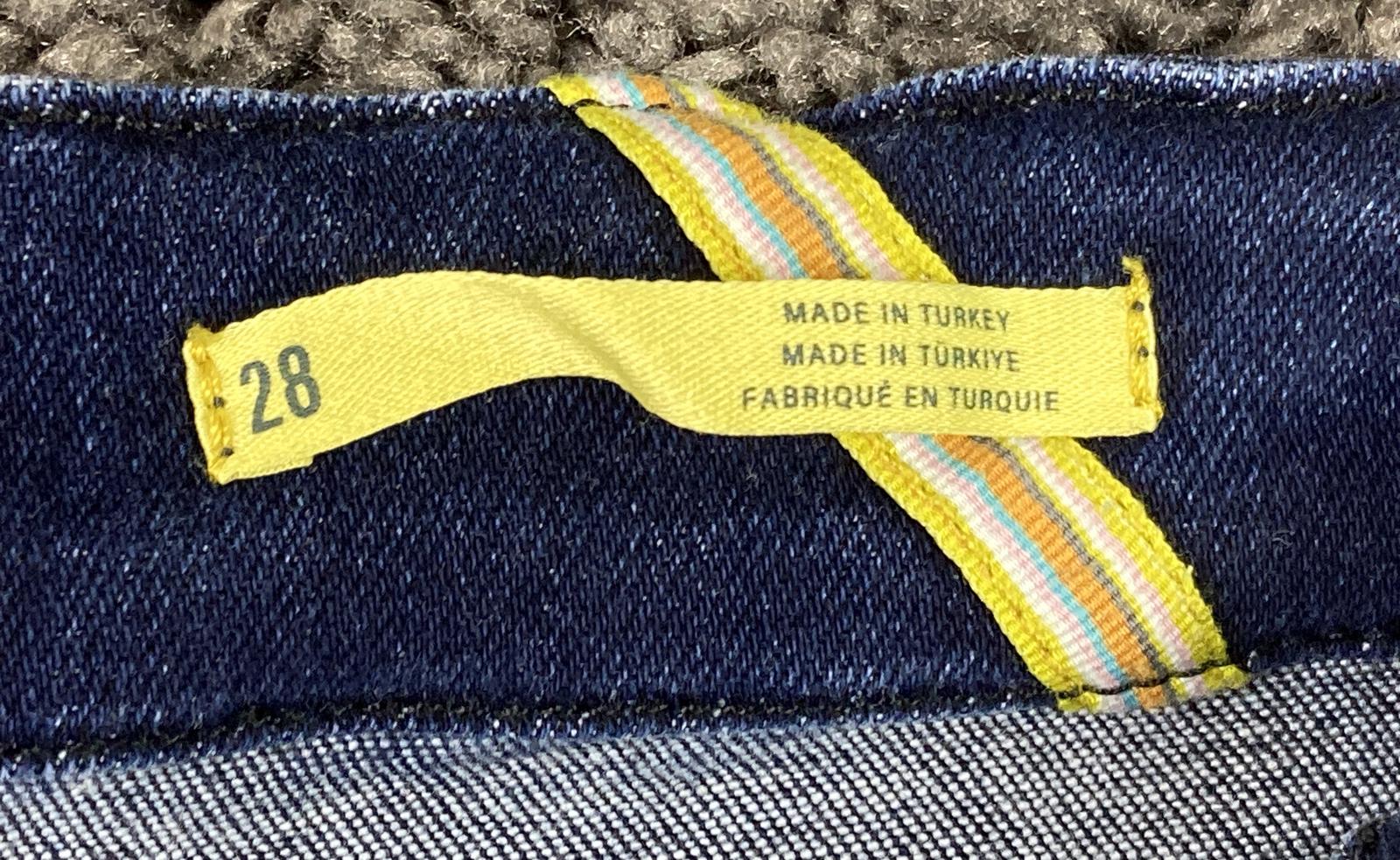 Maeve by Anthropologie Dark Wash Slim Ankle Jeans Womens 28 Stretch