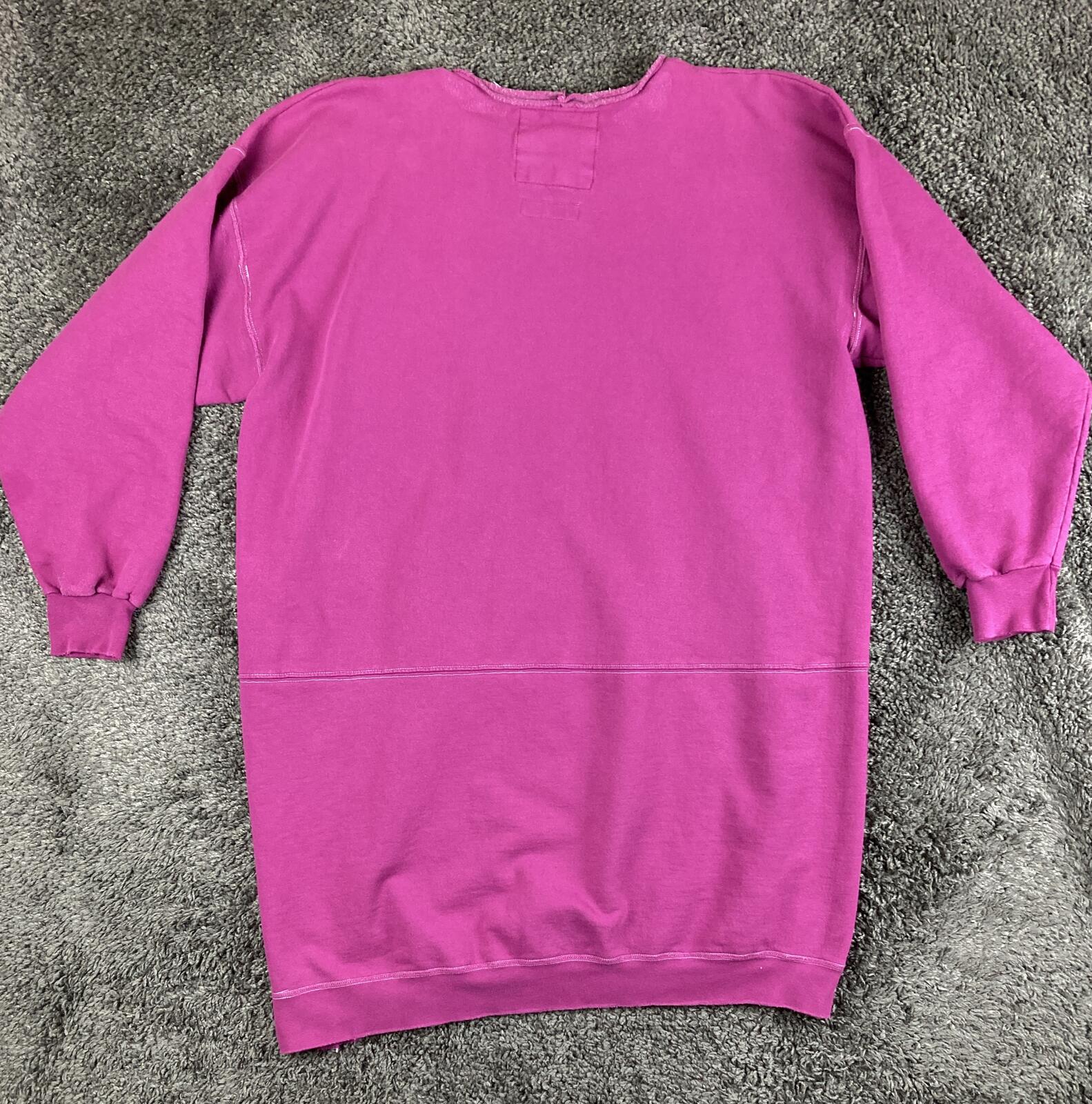 Rachel Comey Mingle Dress Women’s Raspberry Distressed Oversized Mini Sz M/L