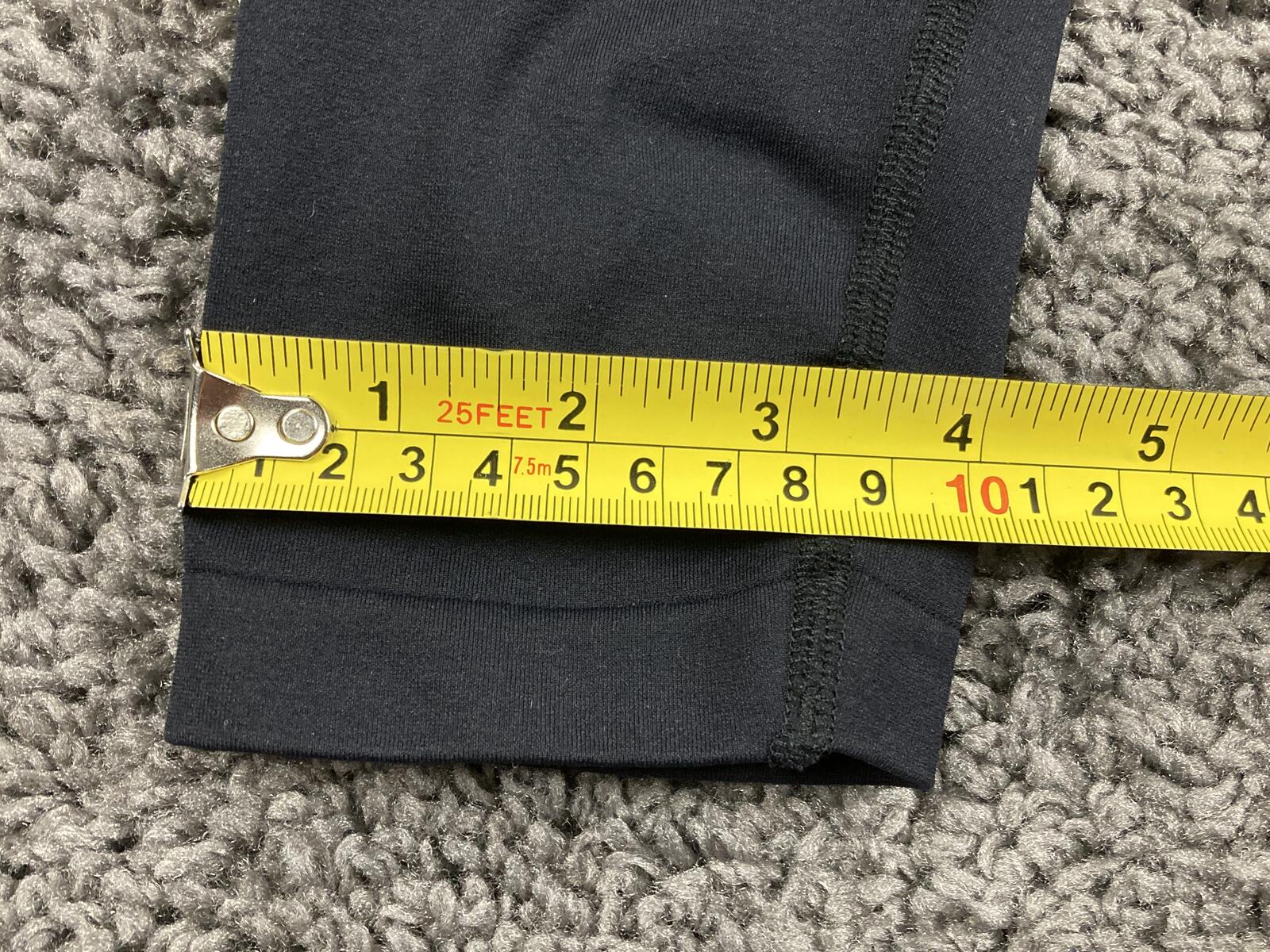 Title Nine Spark Seamless Leggings Black Medium Activewear Yoga Base Layer Sz M