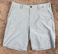 Hurley Phantom Boardwalk Hybrid Shorts Mens Blue Heather Walkshorts Sz 34