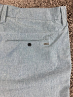 Hurley Phantom Boardwalk Hybrid Shorts Mens Blue Heather Walkshorts Sz 34