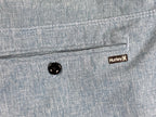 Hurley Phantom Boardwalk Hybrid Shorts Mens Blue Heather Walkshorts Sz 34