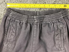 Mollusk Surf Shop Women’s Charcoal Gray Cotton French Terry Joggers Sz Small
