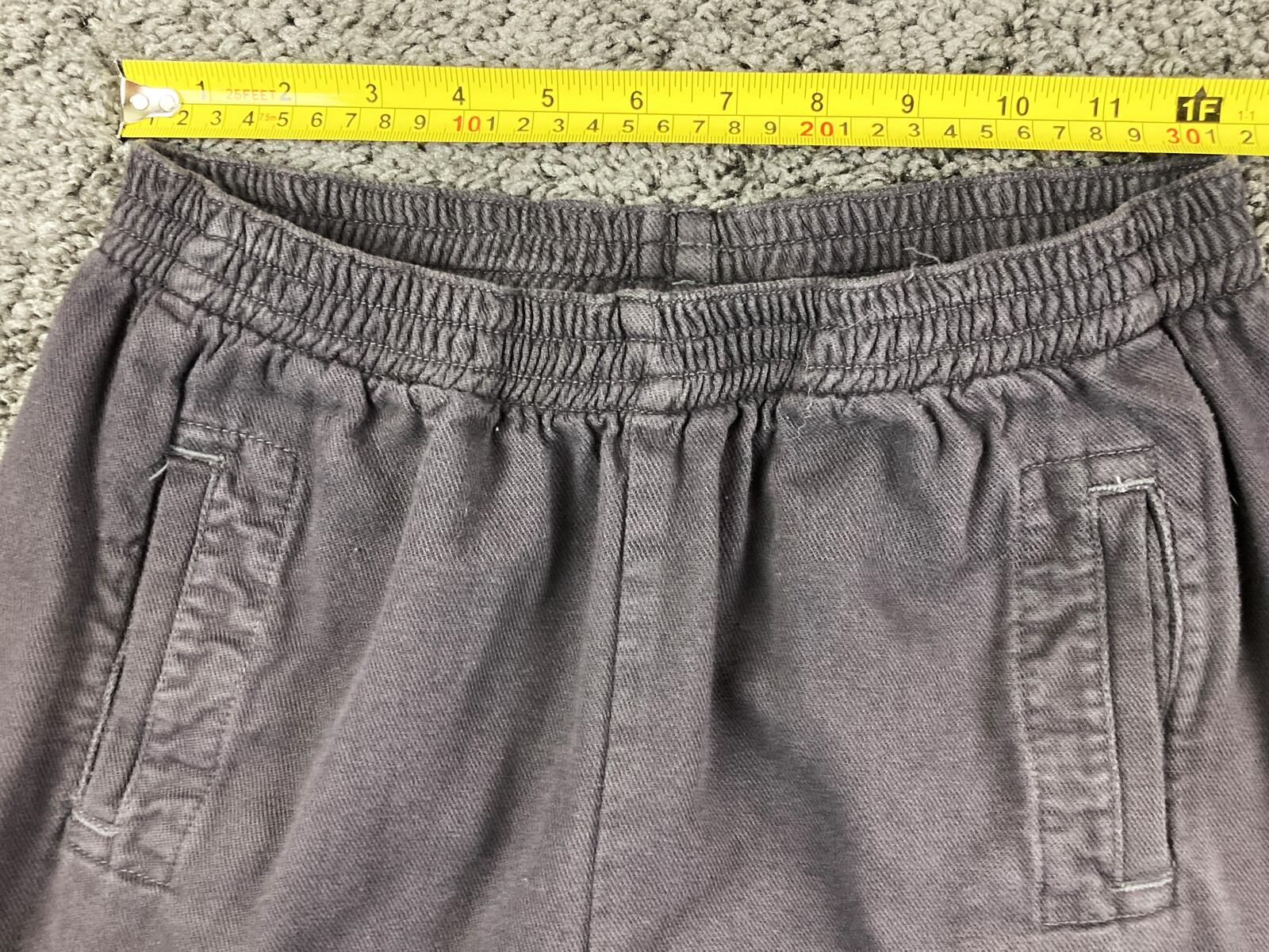 Mollusk Surf Shop Women’s Charcoal Gray Cotton French Terry Joggers Sz Small