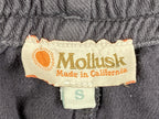 Mollusk Surf Shop Women’s Charcoal Gray Cotton French Terry Joggers Sz Small