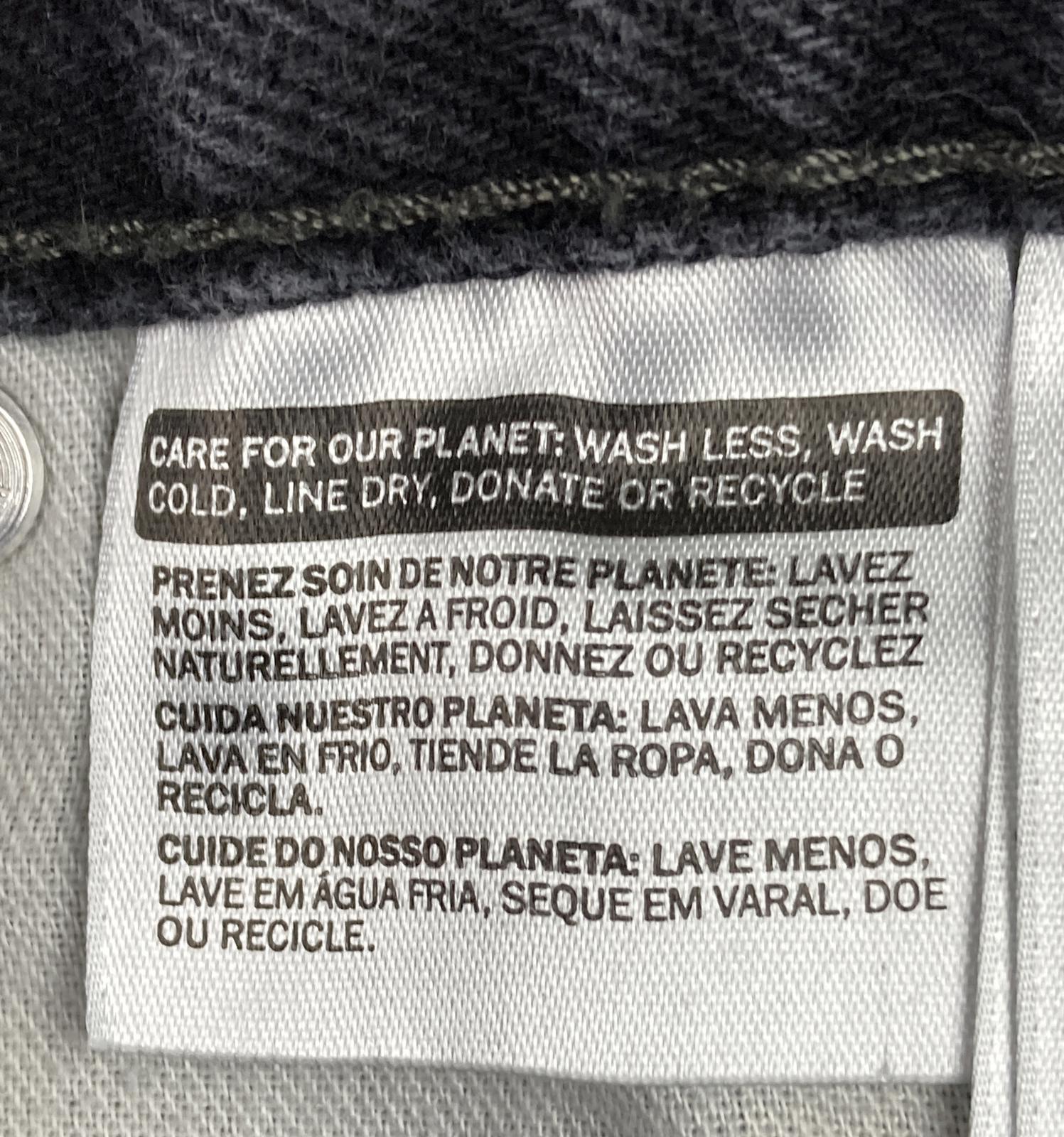 Levi's 505 Regular Fit Jeans 31x30 Black Wash Straight Leg Denim