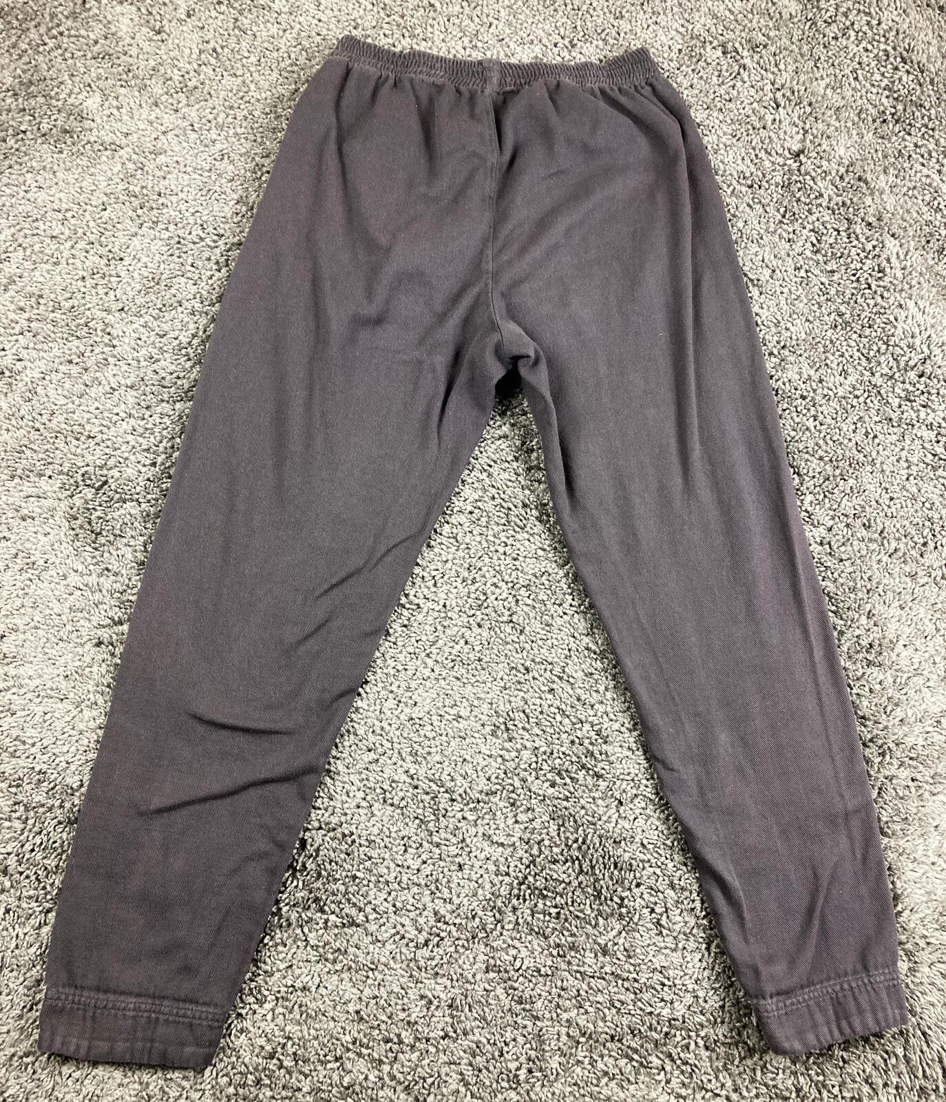 Mollusk Surf Shop Women’s Charcoal Gray Cotton French Terry Joggers Sz Small