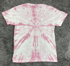 Buc-ee's Texas Vibes T-Shirt Pink White Tie Dye Graphic Tee NWT Adult Medium