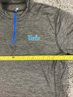 UCLA Bruins Colosseum Quarter Zip Pullover Shirt Men’s Large Gray Heather