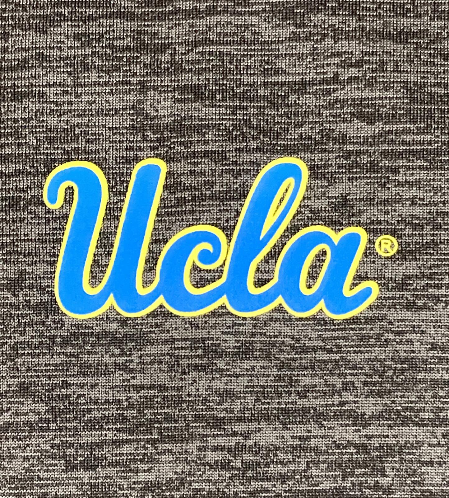 UCLA Bruins Colosseum Quarter Zip Pullover Shirt Men’s Large Gray Heather