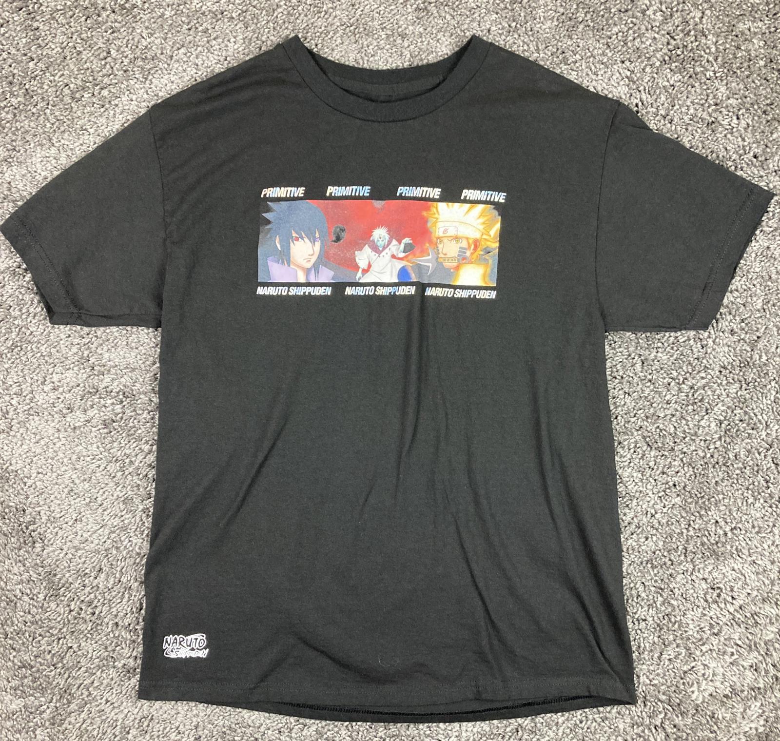 Primitive x Naruto Shippuden Final Fight Black T-Shirt Size L