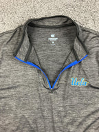 UCLA Bruins Colosseum Quarter Zip Pullover Shirt Men’s Large Gray Heather