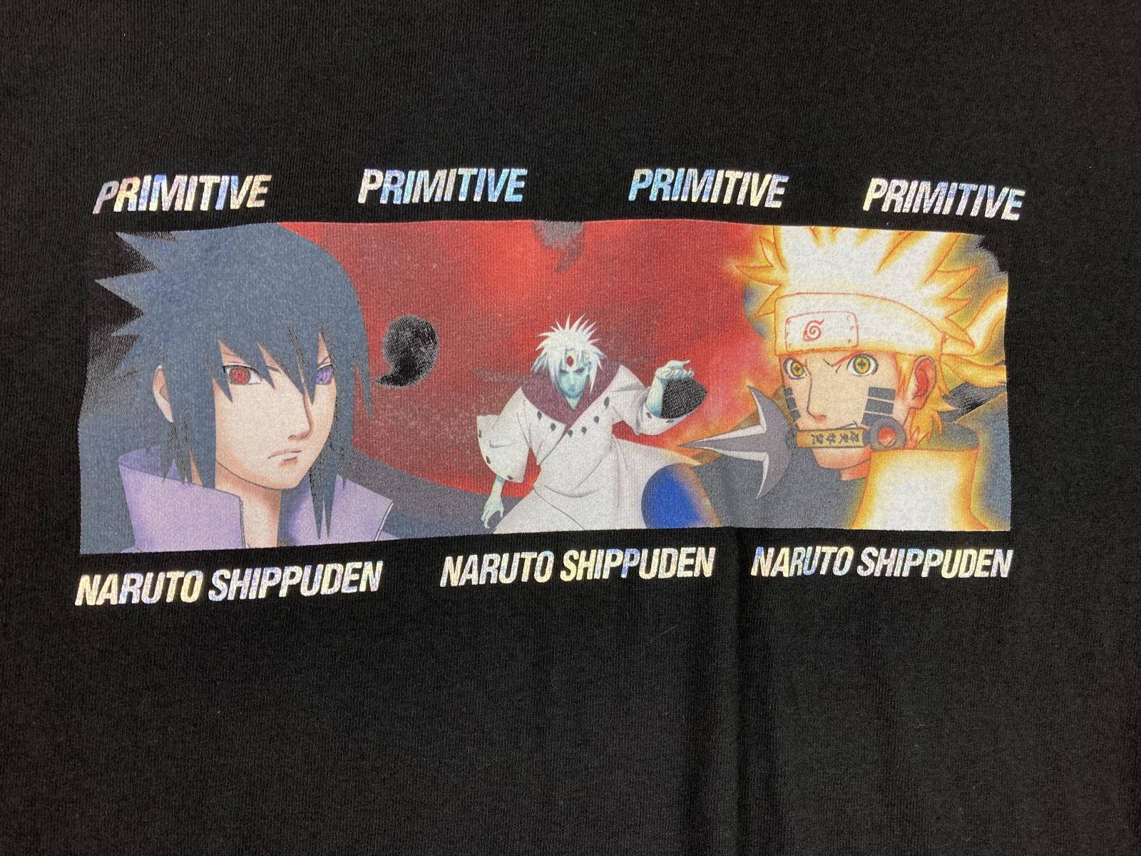 Primitive x Naruto Shippuden Final Fight Black T-Shirt Size L