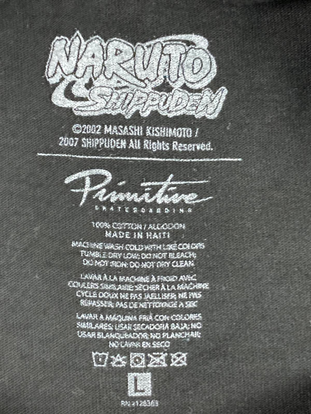 Primitive x Naruto Shippuden Final Fight Black T-Shirt Size L