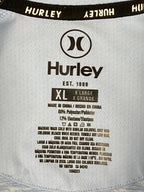 Hurley Mens XL Polo Shirt Light Blue Heather Stretch Performance