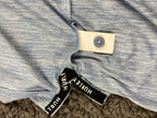 Hurley Mens XL Polo Shirt Light Blue Heather Stretch Performance