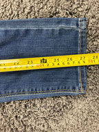 Denizen from Levi's Girl's Skinny Jeans 14 Regular Blue Stretch Adjustable Waist