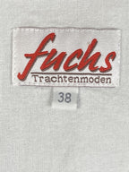 Fuchs Trachtenmoden Dirndl Dress Pink Brown Gingham Oktoberfest Bavarian Size 38