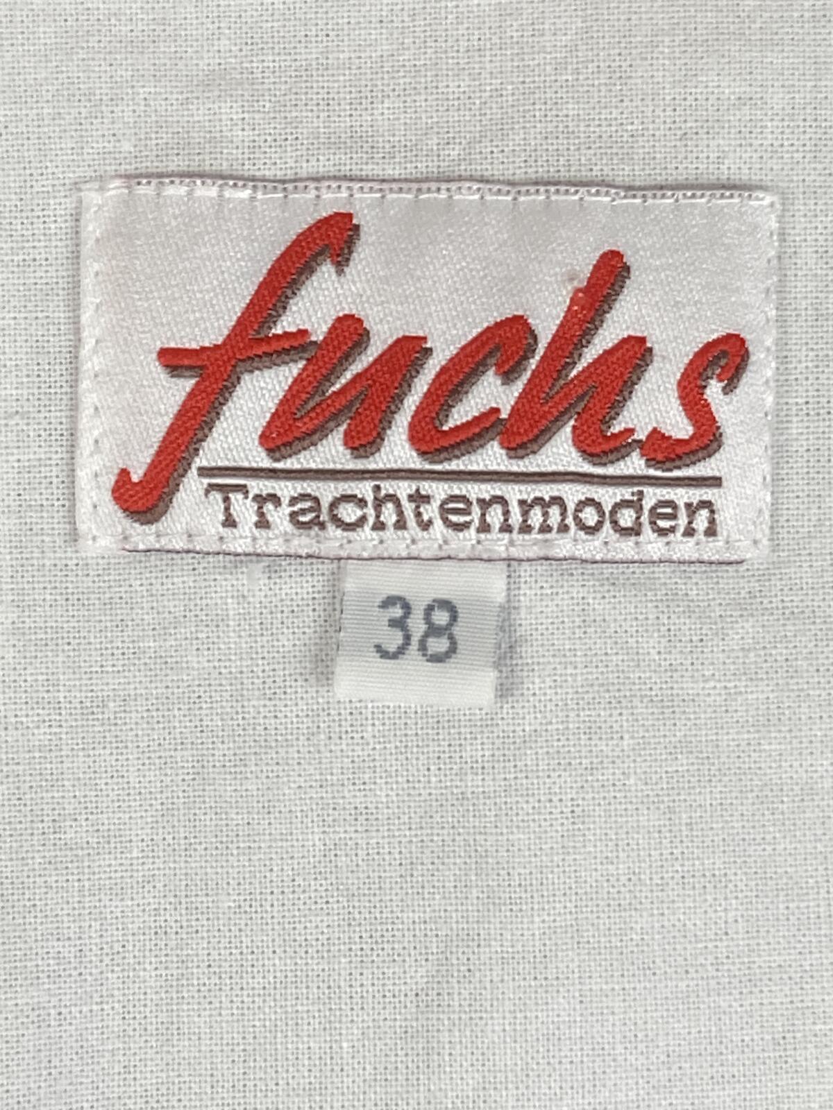 Fuchs Trachtenmoden Dirndl Dress Pink Brown Gingham Oktoberfest Bavarian Size 38