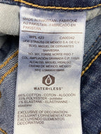 Denizen from Levi's Girl's Skinny Jeans 14 Regular Blue Stretch Adjustable Waist