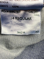 Denizen from Levi's Girl's Skinny Jeans 14 Regular Blue Stretch Adjustable Waist