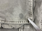 Vintage Jeep Utility Vest Cargo Pocket Men's Gray Full Zip Multi Pocket Size L