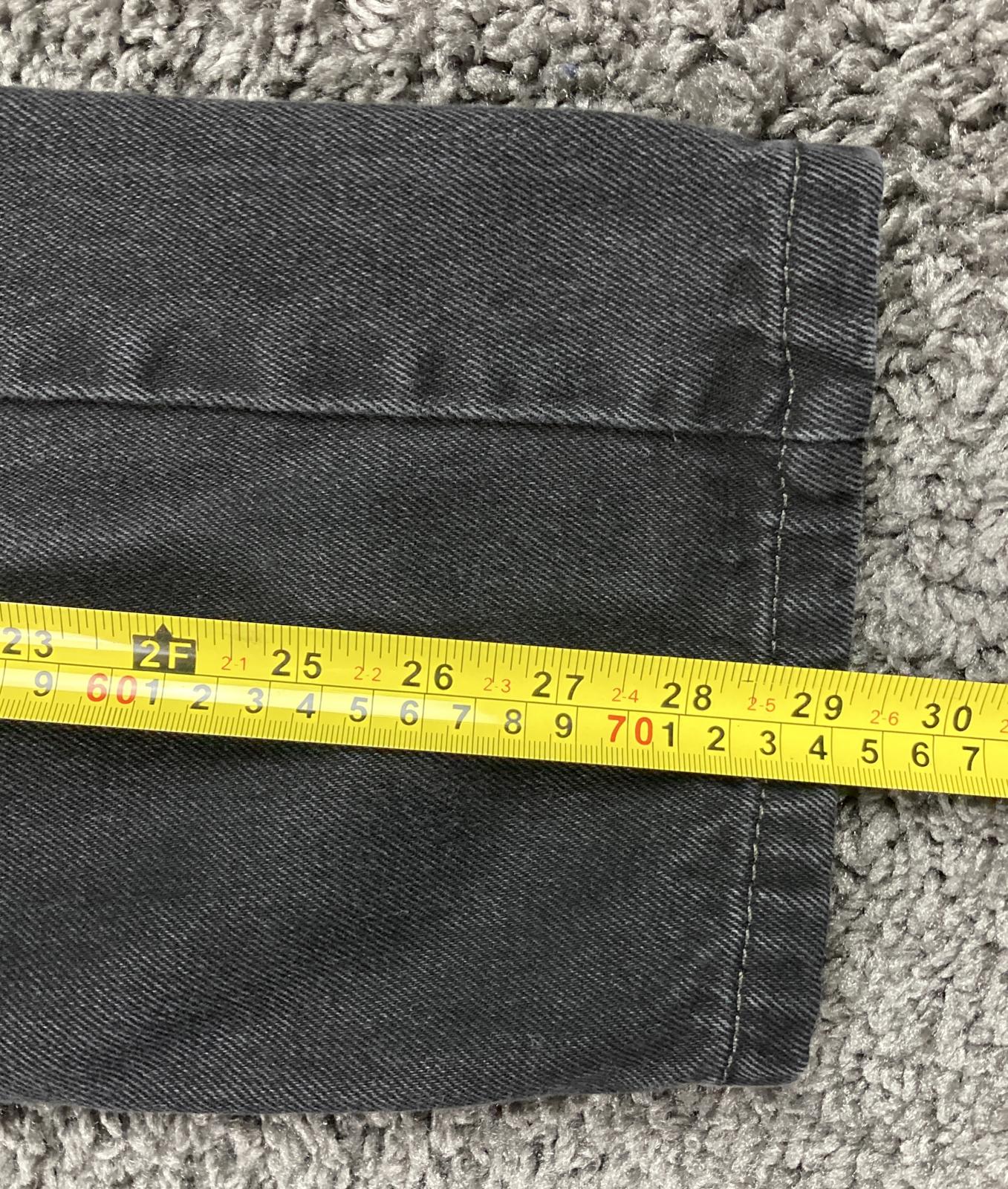 Levi's 505 Regular Fit Jeans 31x30 Black Wash Straight Leg Denim