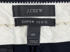 J.Crew Paley Pants Super 120s Wool Black Dress Trousers Sz Petite 4P