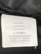 J.Crew Paley Pants Super 120s Wool Black Dress Trousers Sz Petite 4P
