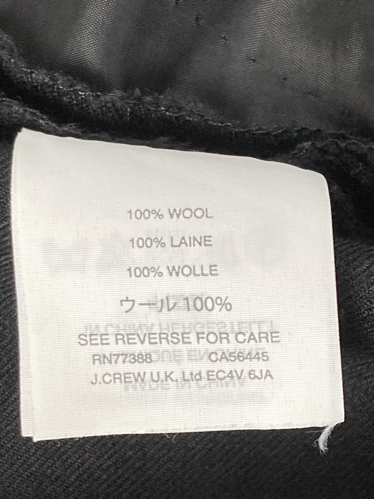 J.Crew Paley Pants Super 120s Wool Black Dress Trousers Sz Petite 4P