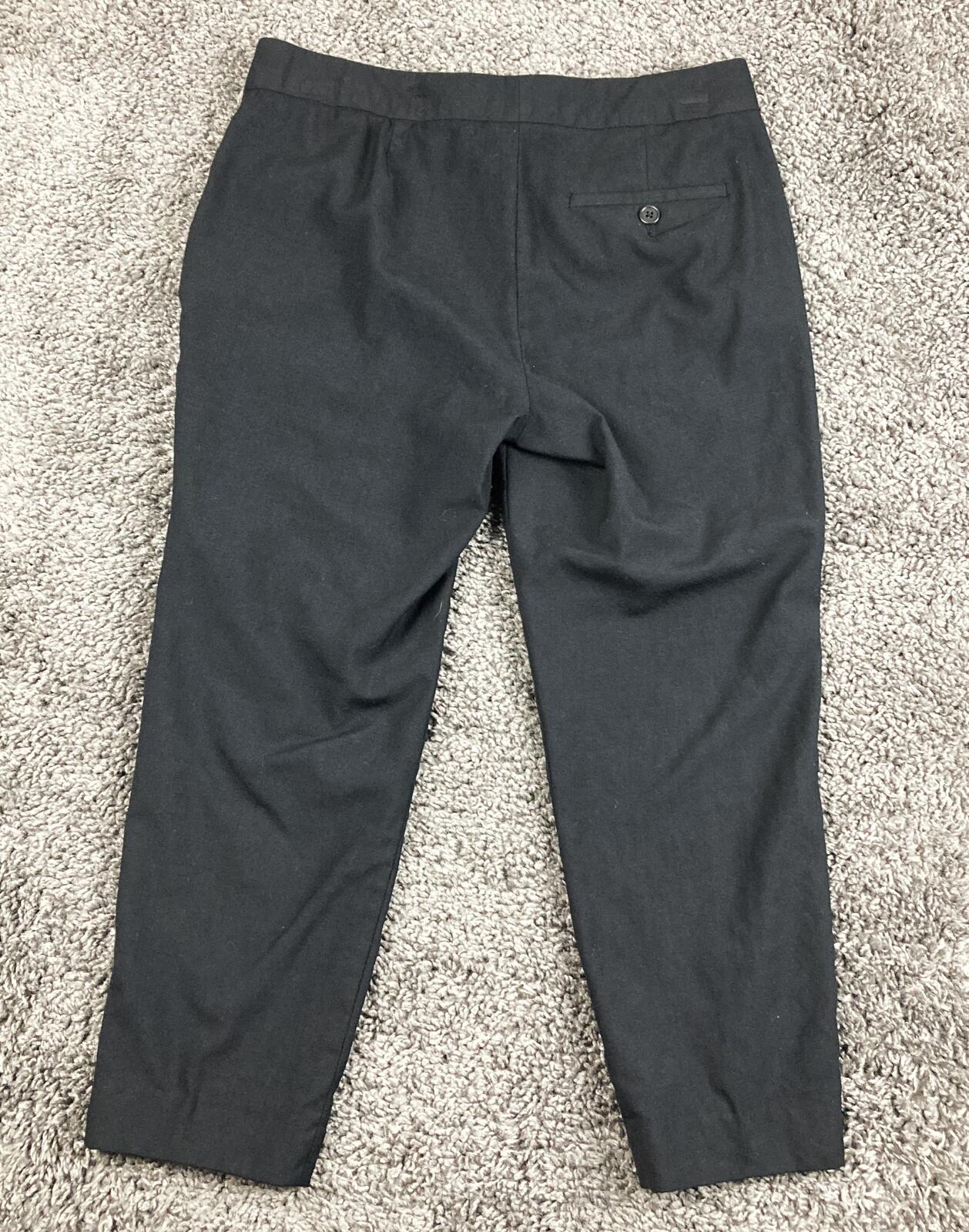 J.Crew Paley Pants Super 120s Wool Black Dress Trousers Sz Petite 4P