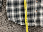 Field & Stream Mens Quilted Lined Flannel Shirt Jacket Hooded Full Zip Plaid XL