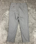 Lauren Ralph Lauren Mens Pleated Dress Pants Cuffed Hem 34x32 Gray Stretch