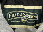 Field & Stream Mens Quilted Lined Flannel Shirt Jacket Hooded Full Zip Plaid XL