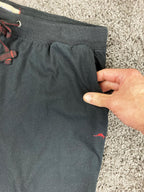 Tommy Bahama Men’s Lounge Pants Black Red Marlin Logo Sleepwear Pajama Sz L