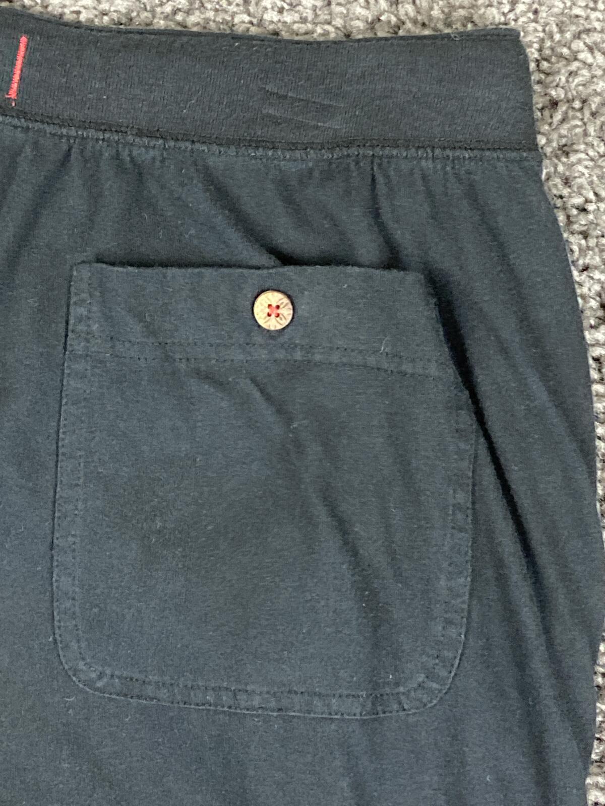 Tommy Bahama Men’s Lounge Pants Black Red Marlin Logo Sleepwear Pajama Sz L