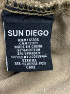 Sun Diego x Ezekiel Tan Corduroy Jacket Large Men Snap Button