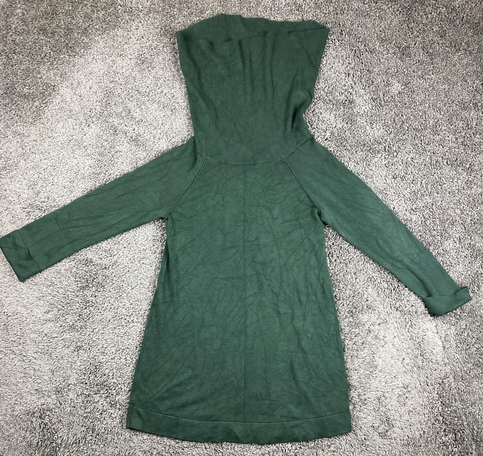 Vince Camuto Green Cowl Neck Tunic Sweater Womens Long Sleeve Knit Pullover Sz M