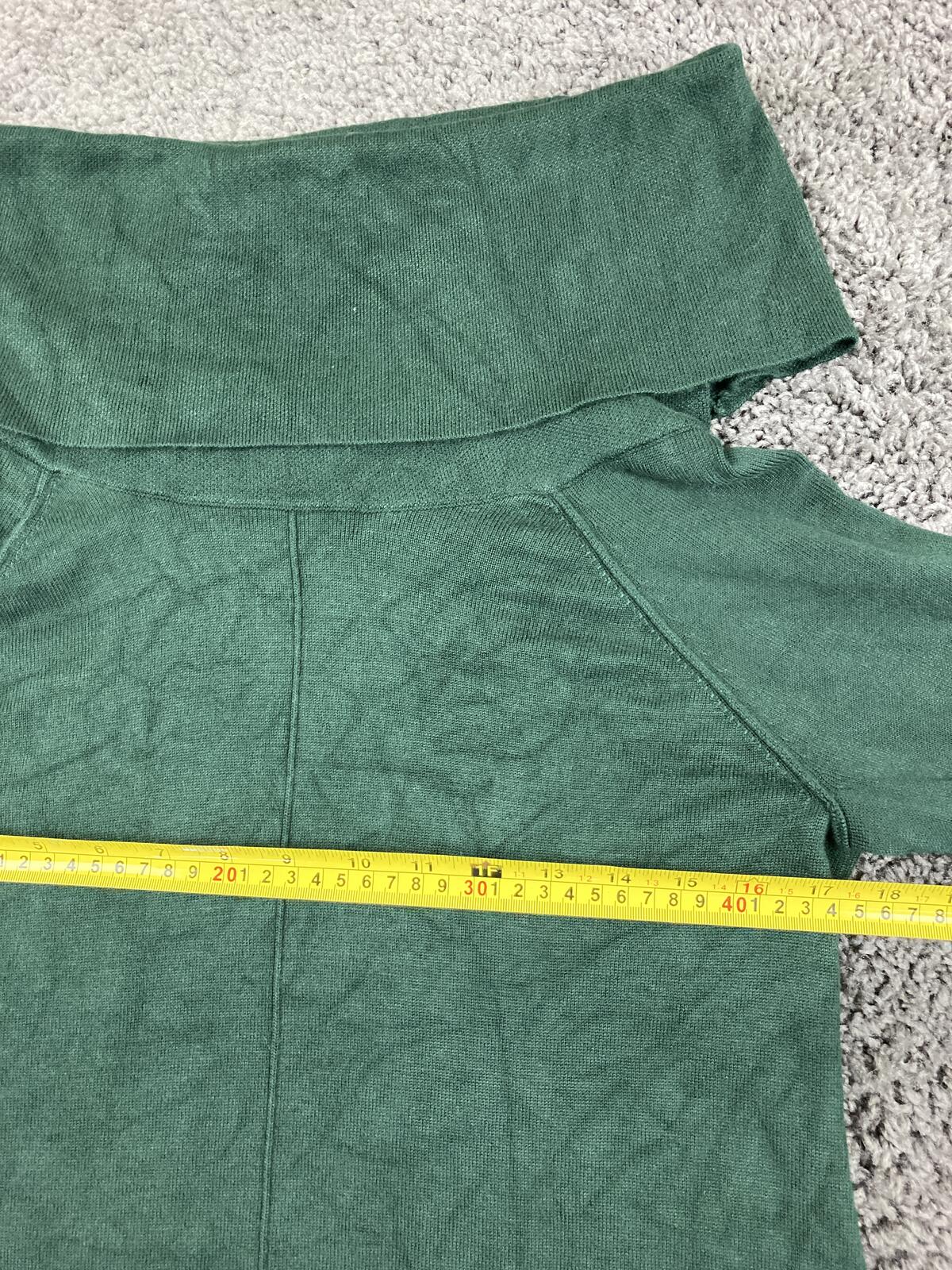 Vince Camuto Green Cowl Neck Tunic Sweater Womens Long Sleeve Knit Pullover Sz M