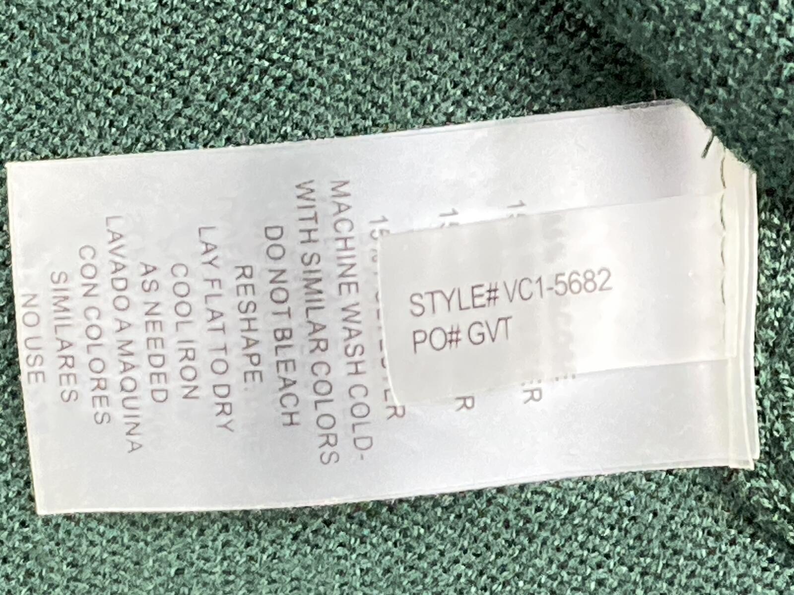 Vince Camuto Green Cowl Neck Tunic Sweater Womens Long Sleeve Knit Pullover Sz M