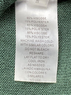 Vince Camuto Green Cowl Neck Tunic Sweater Womens Long Sleeve Knit Pullover Sz M