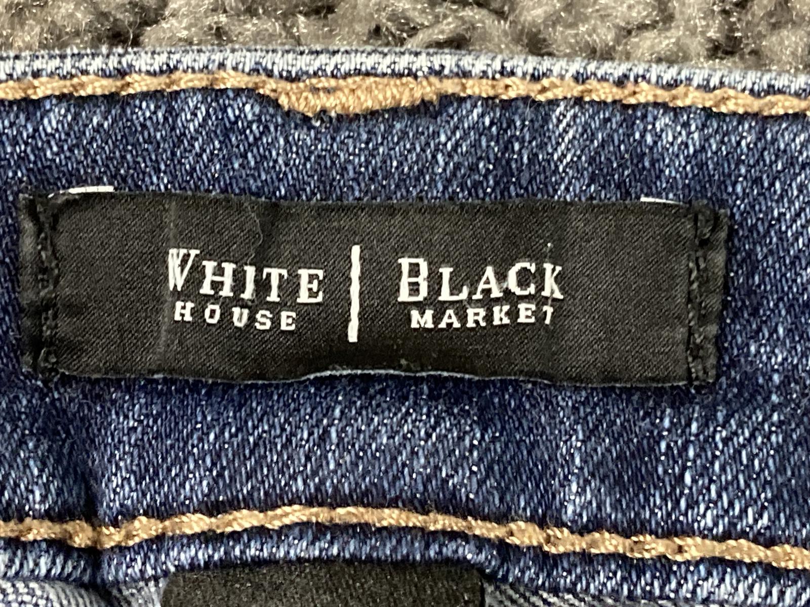 White House Black Market Slim Jeans 4R Blue Stretch Denim