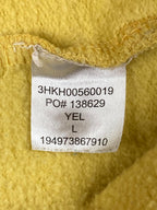 Hurley Women's Fleece Sweatshorts Yellow Size Large Drawstring Pockets