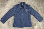 Brooks Brothers Quilted Barn Jacket Womens Navy Blue BradyPLUS Champions Club M