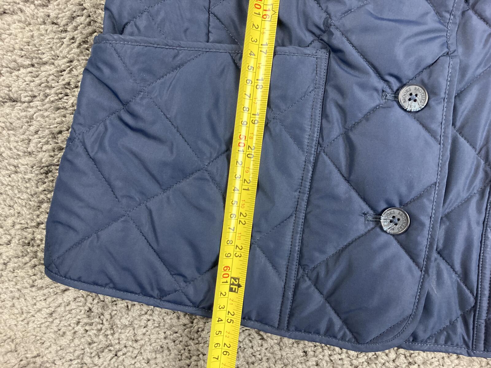 Brooks Brothers Quilted Barn Jacket Womens Navy Blue BradyPLUS Champions Club M