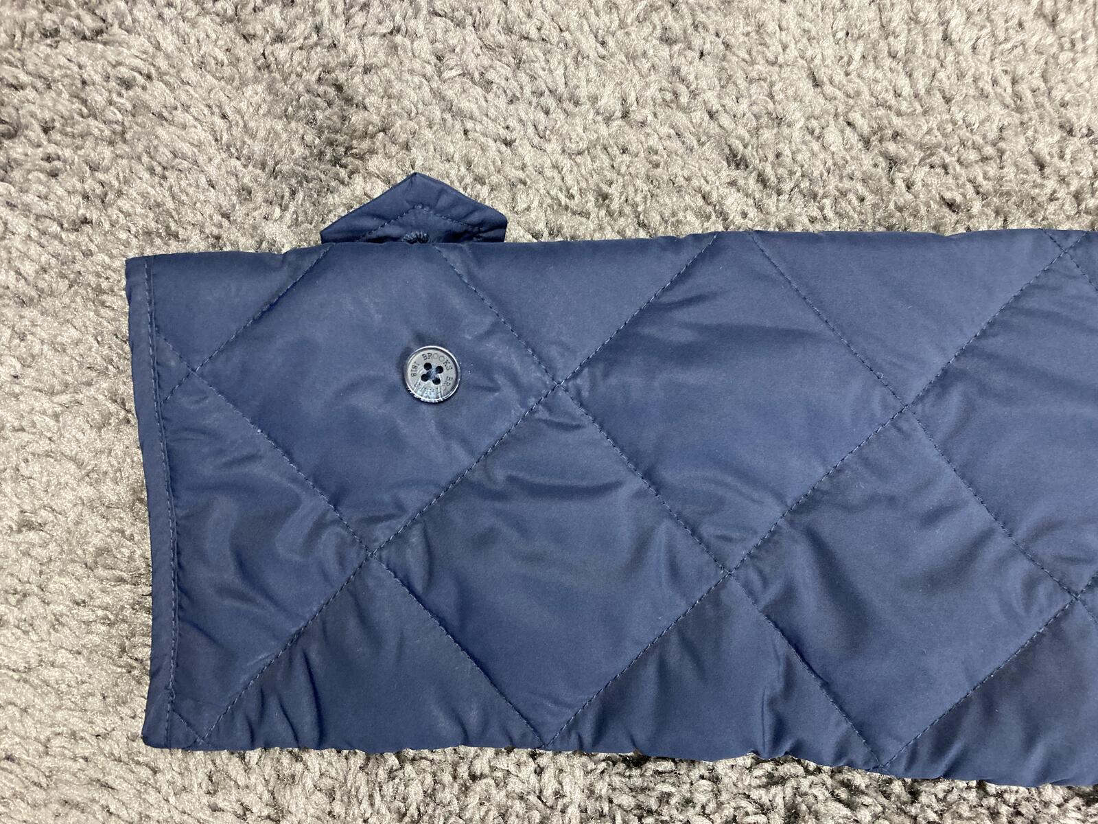 Brooks Brothers Quilted Barn Jacket Womens Navy Blue BradyPLUS Champions Club M