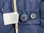 Brooks Brothers Quilted Barn Jacket Womens Navy Blue BradyPLUS Champions Club M